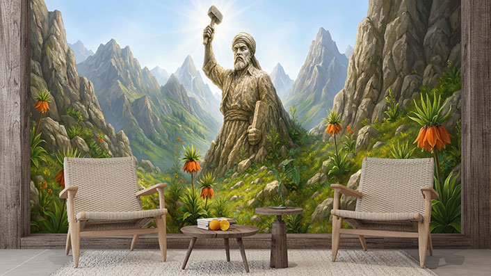 پوستر دیواری ایران طرح pb465