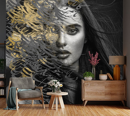پوستر دیواری چهره F7156