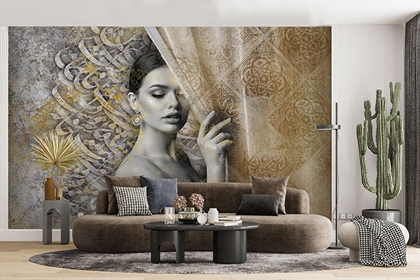 پوستر دیواری چهره F7164