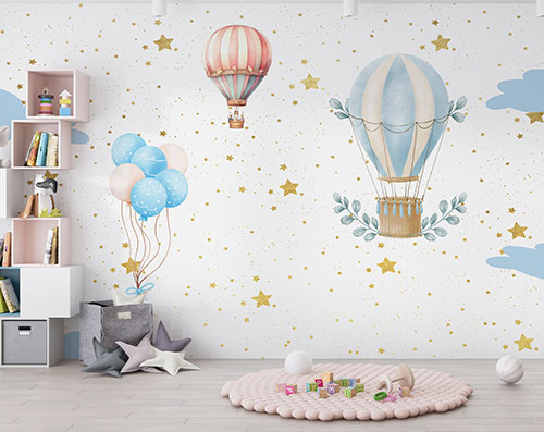 پوستر دیواری کودک KIDS-baloon-45-PB258