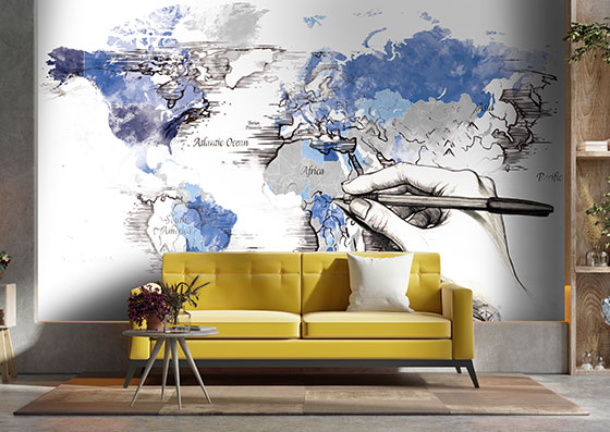 پوستر دیواری نقشه MAP48