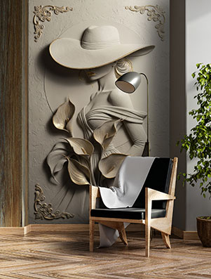 پوستر دیواری مجسمه PB504