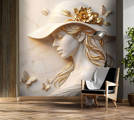 پوستر دیواری سالن زیبایی زنانه PB494
