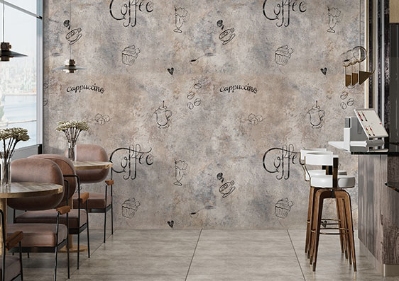 پوستر دیواری کافه pa858