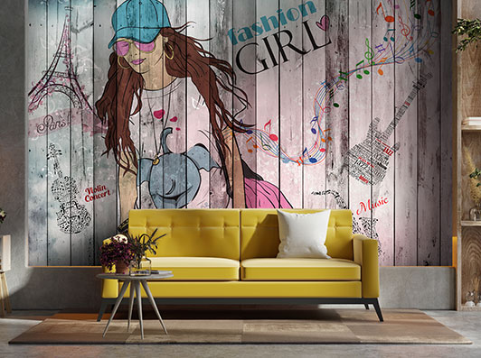 پوستر دیواری چهره F7792