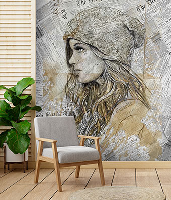 پوستر دیواری چهره f7800