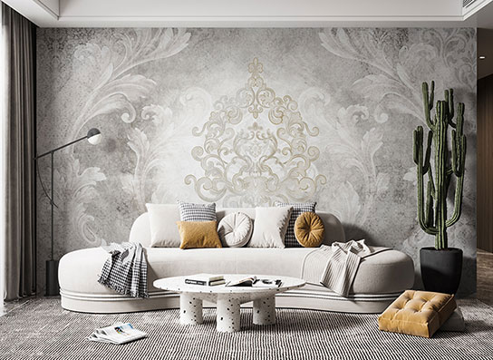 پوستر دیواری داماسک F7035