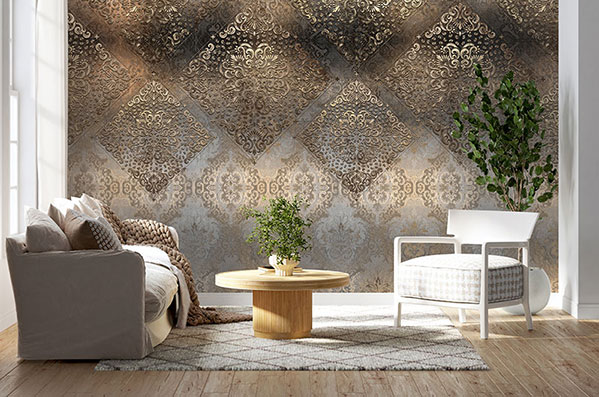 پوستر دیواری داماسک F7060