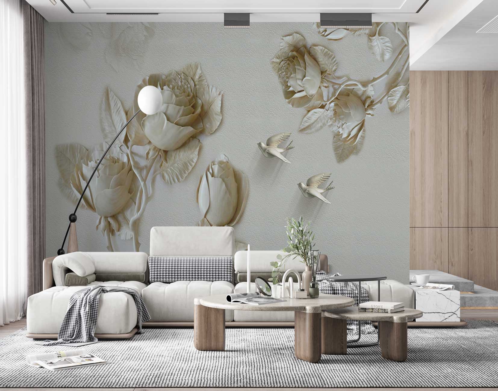 پوستر دیواری گل درشت g-4053