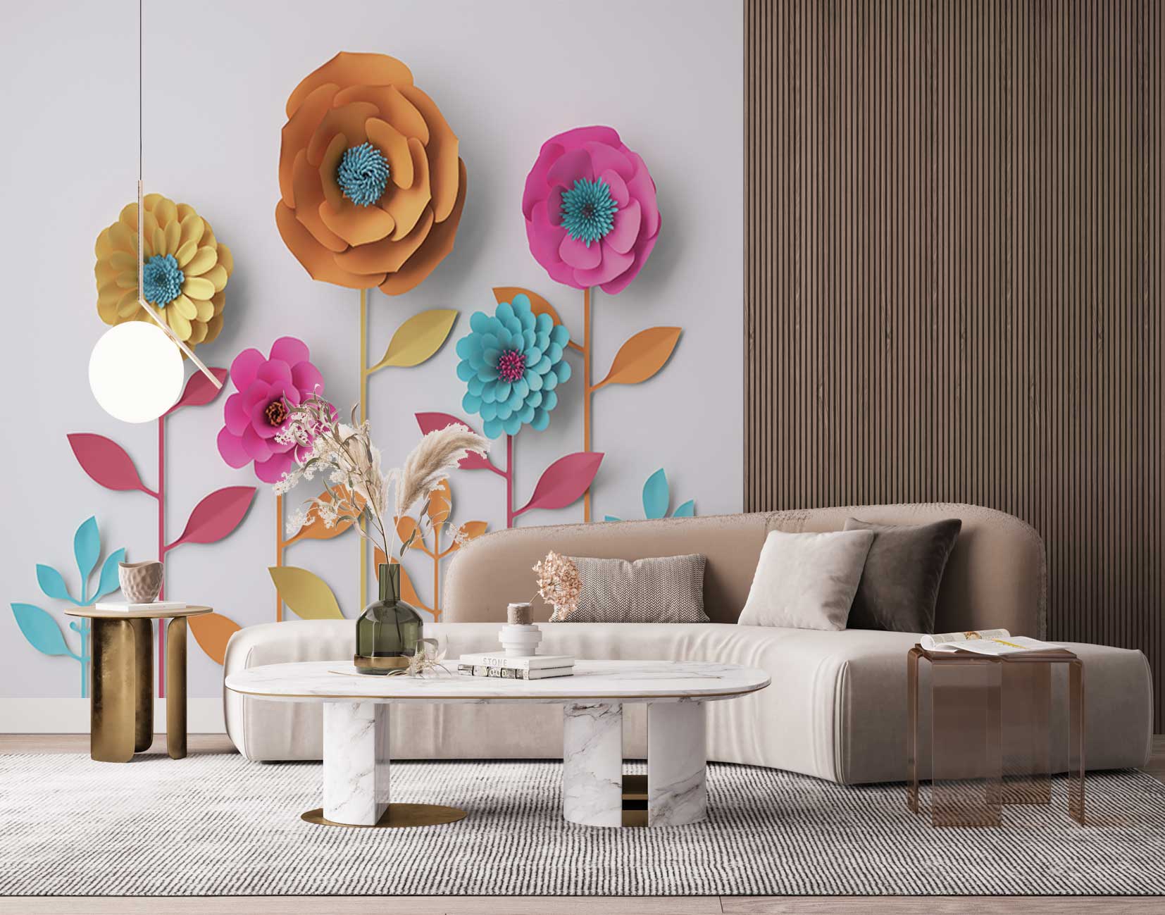 پوستر دیواری گل درشت mt-83753