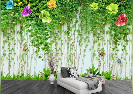 پوستر دیواری گل سه بعدی 4