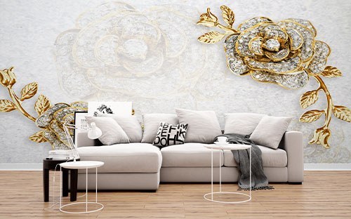 پوستر دیواری گل سه بعدی SP-095