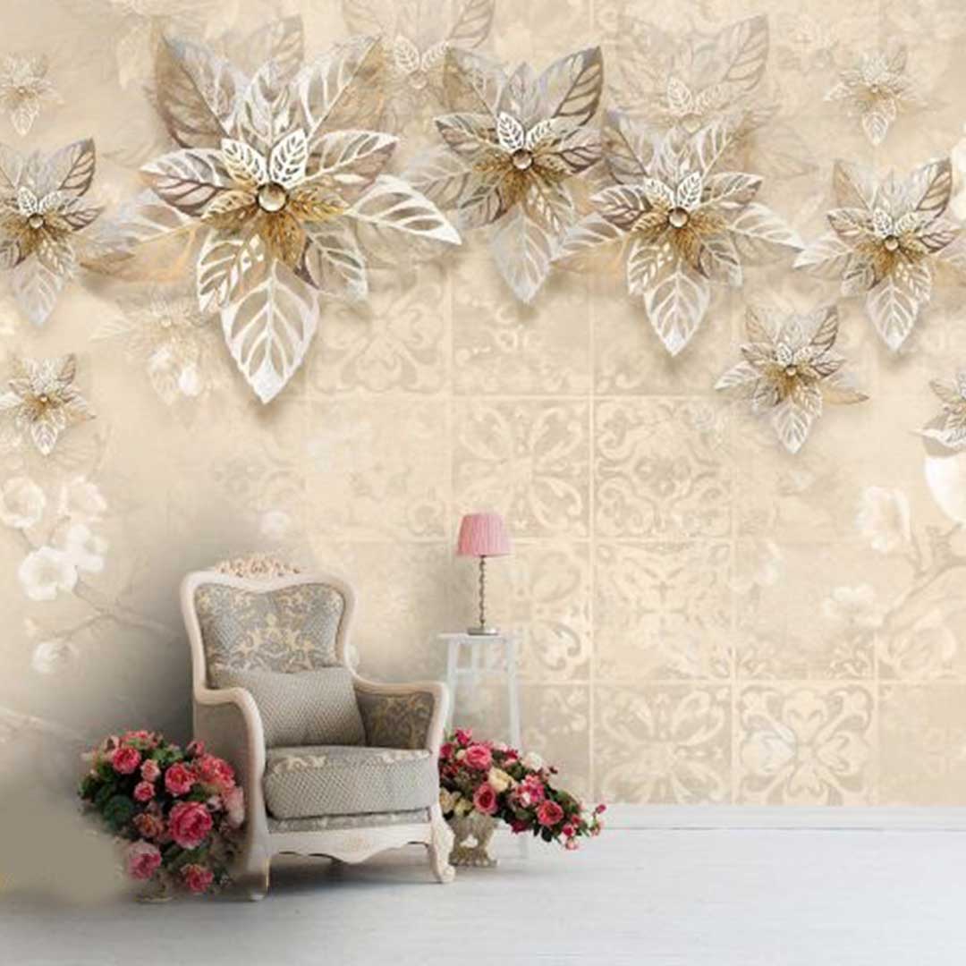 پوستر دیواری گل سه بعدی SP-102