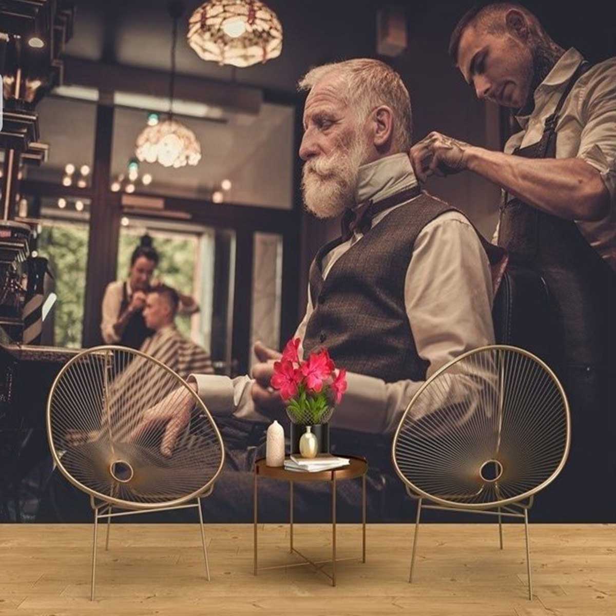 پوستر دیواری آرایشگاه مردانه SP-009