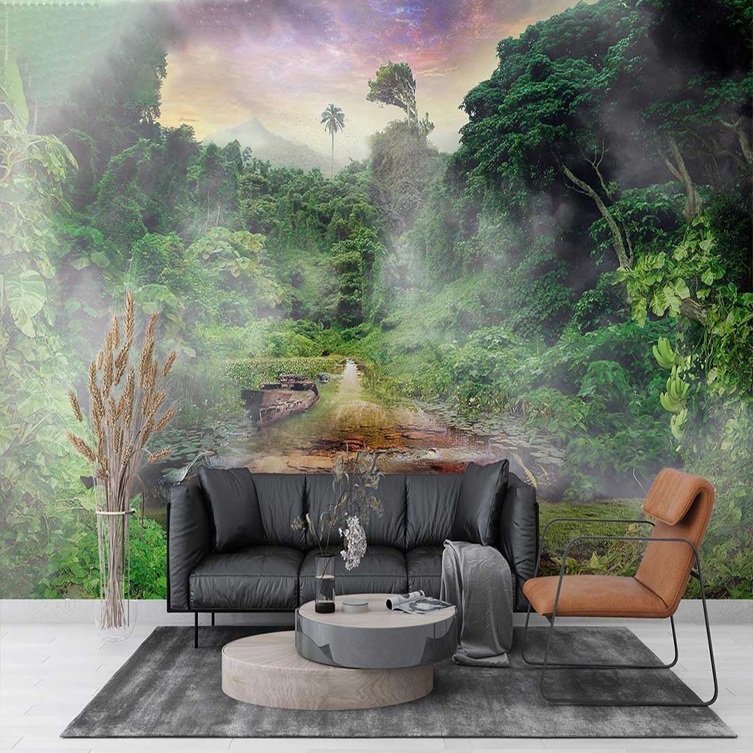 پوستر دیواری طبیعت و جنگل SP-053