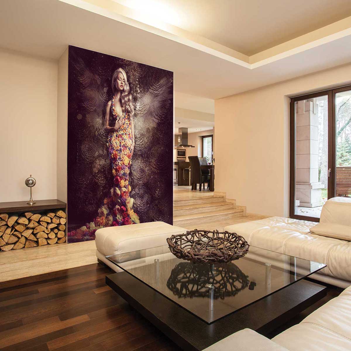 پوستر دیواری چهره زن سالن زیبایی T3556