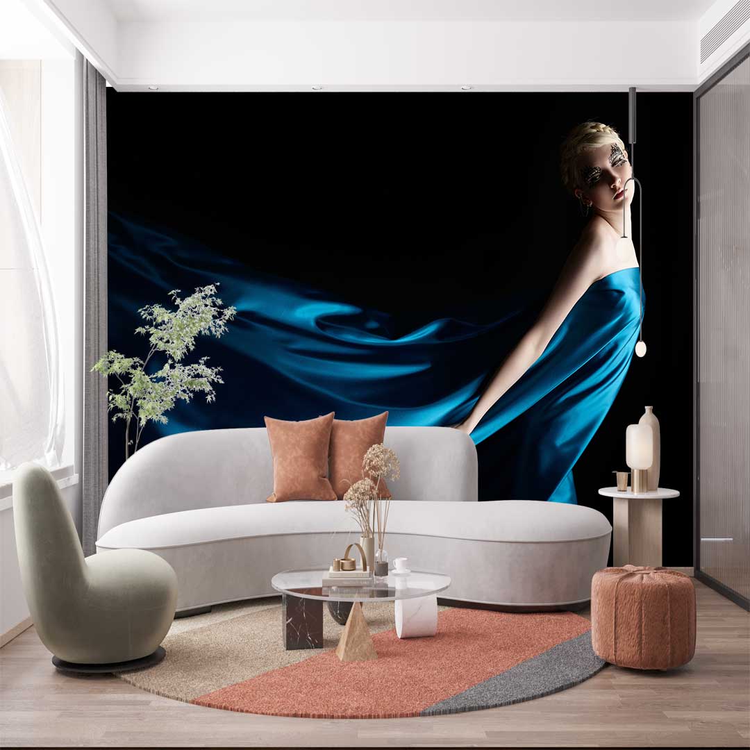 پوستر دیواری چهره زن سالن زیبایی T3583