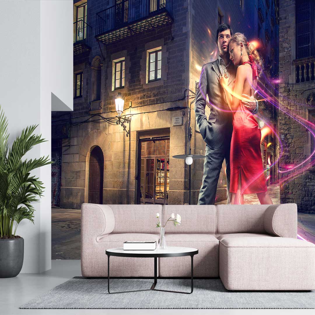 پوستر دیواری چهره زن سالن زیبایی T3603