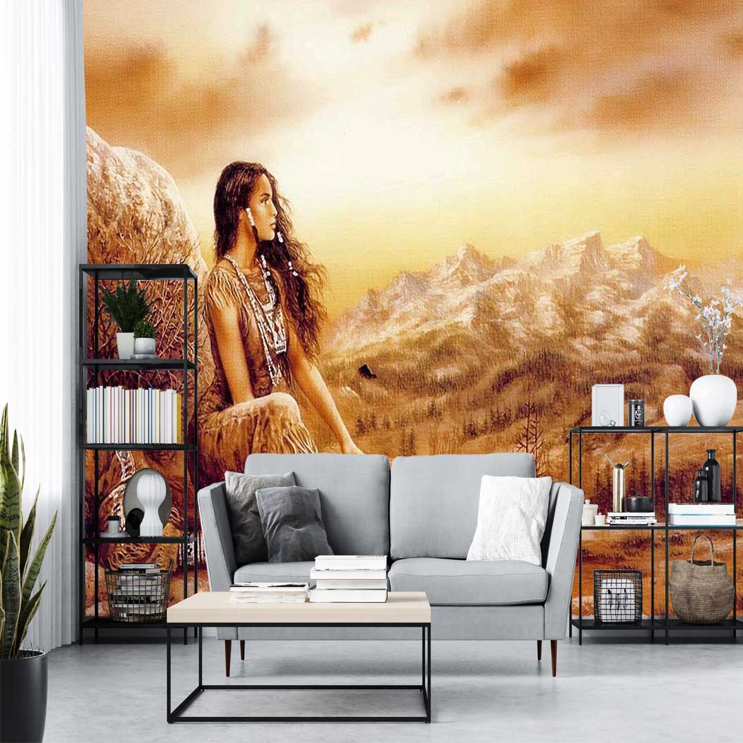 پوستر دیواری چهره زن سالن زیبایی T3621