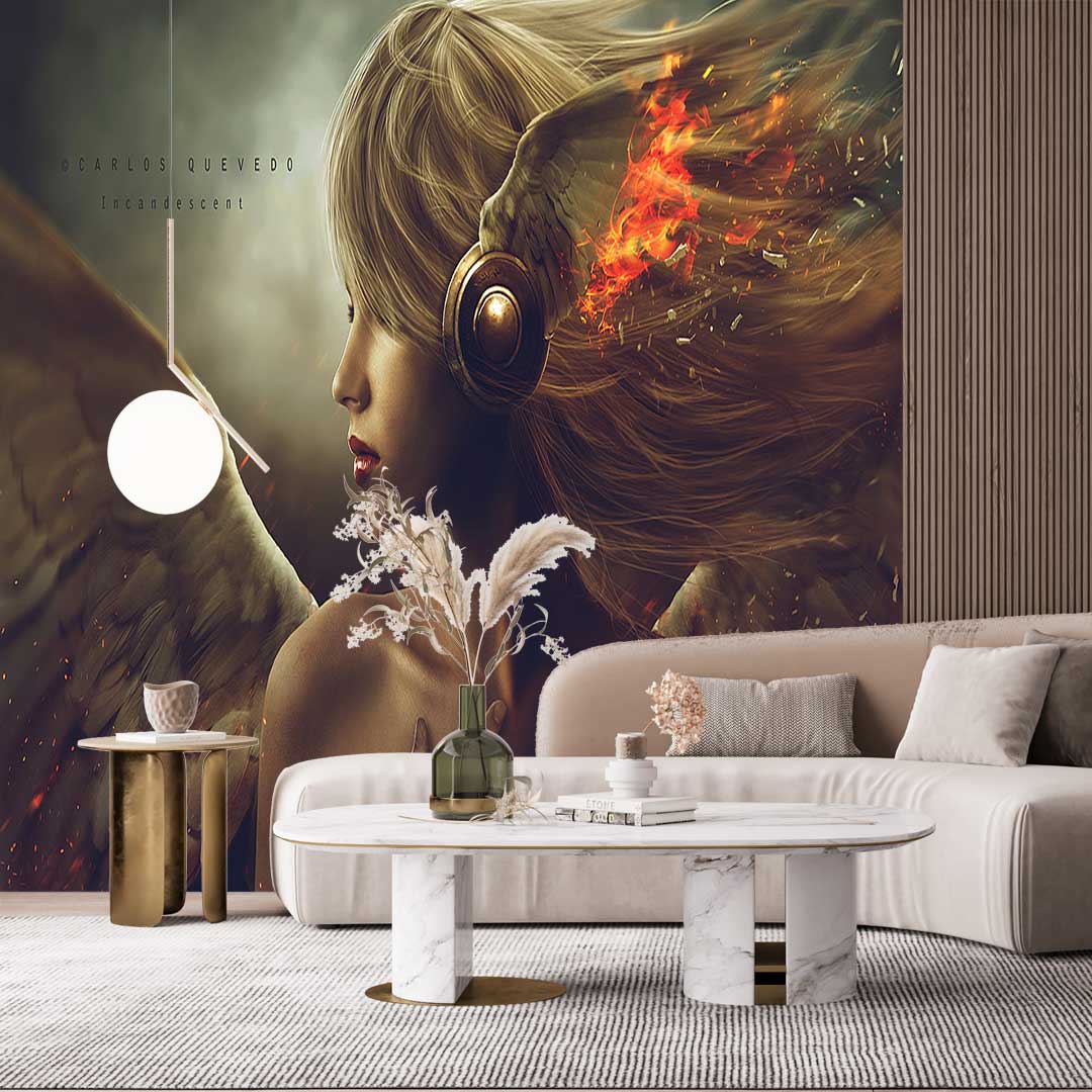پوستر دیواری چهره زن T3671