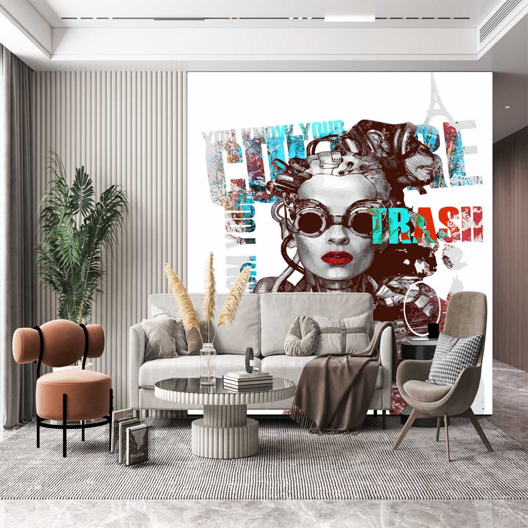 پوستر دیواری چهره زن T3828