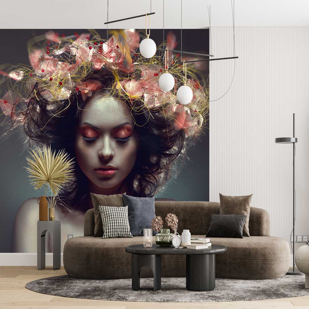 پوستر دیواری چهره زن T3963