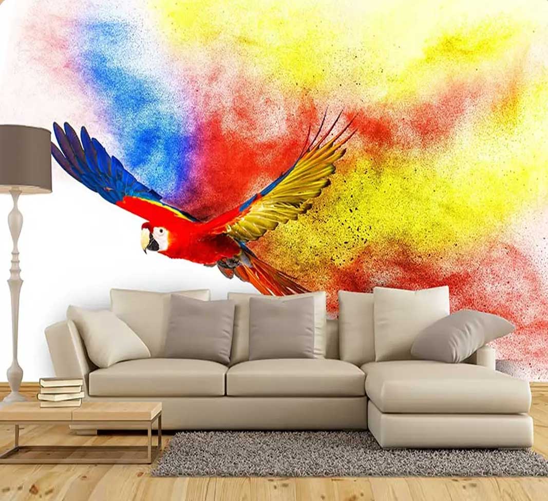 پوستر-دیواری-حیوانات-طوطی-رنگارنگ-کد-h-11179