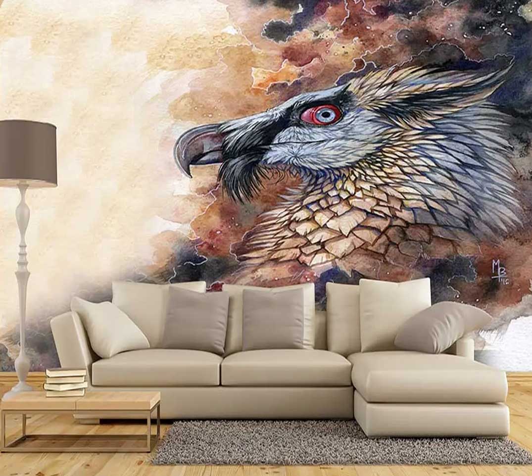 پوستر-دیواری-سه-بعدی-حیوانات-کد-h-11275
