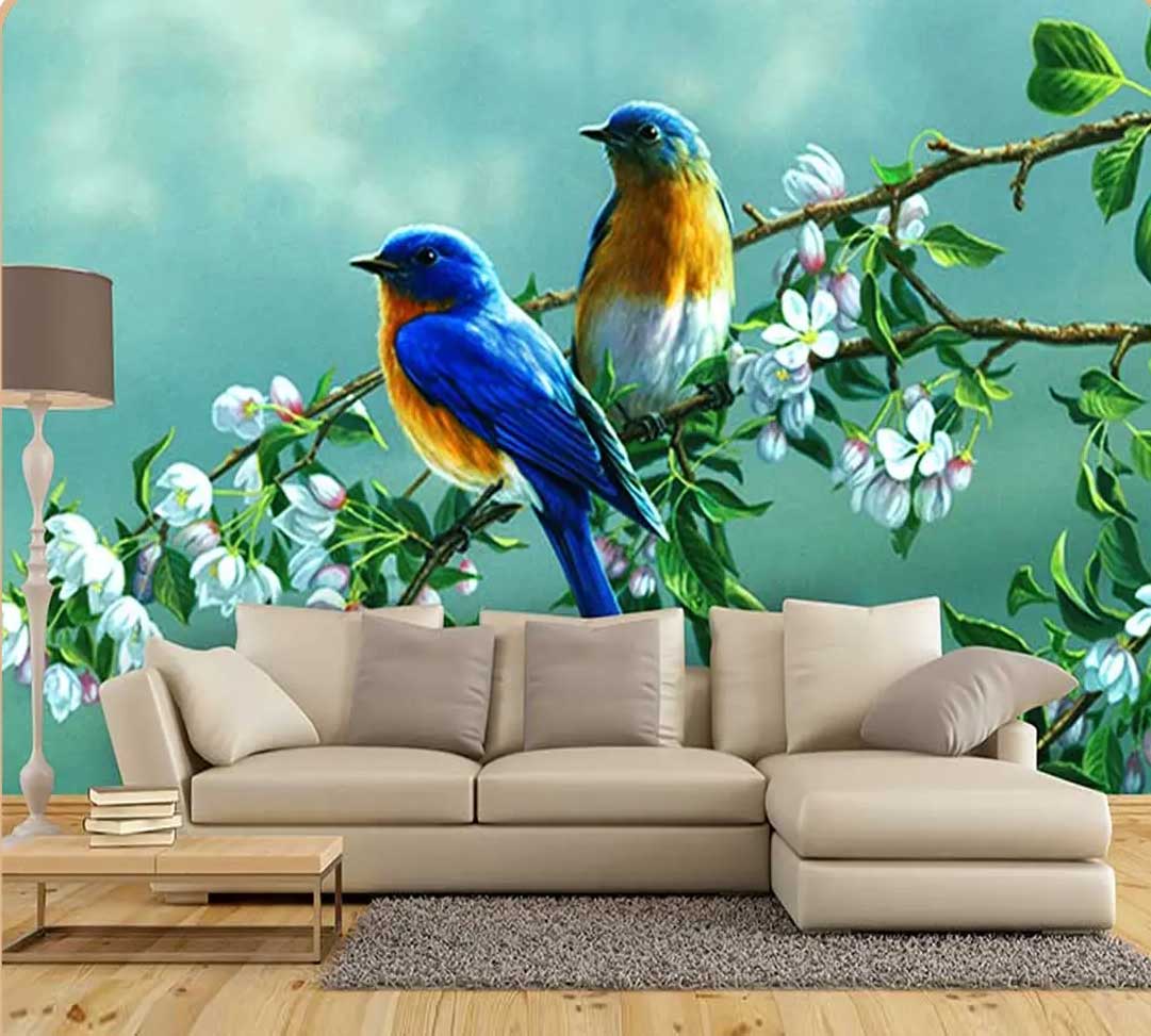 پوستر-دیواری-شاخه-و-پرنده-کد-h-11185