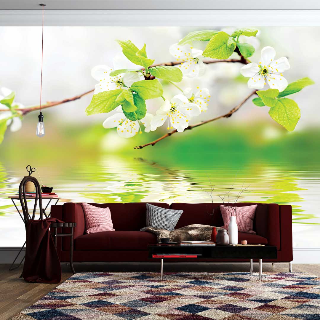 پوستر دیواری طبیعت برگ درخت t4137