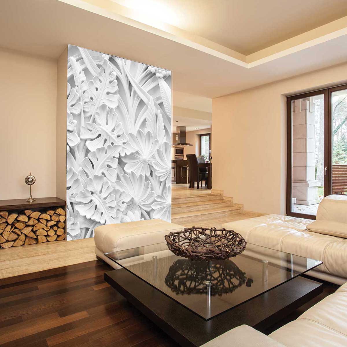 پوستر دیواری سه بعدی لاکچری برجسته t4907