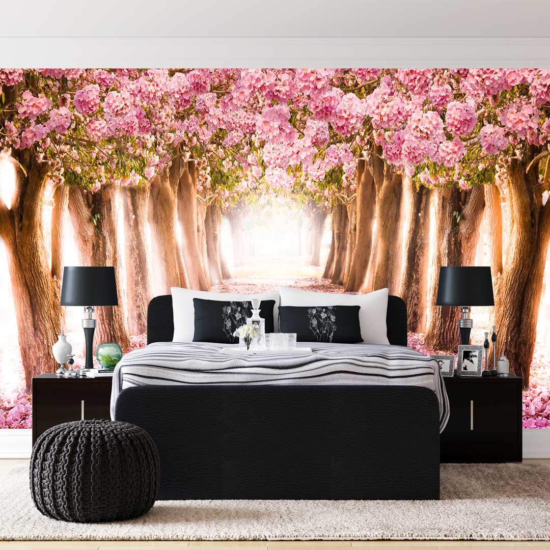 پوستر دیواری گل سه بعدی درختان t4937