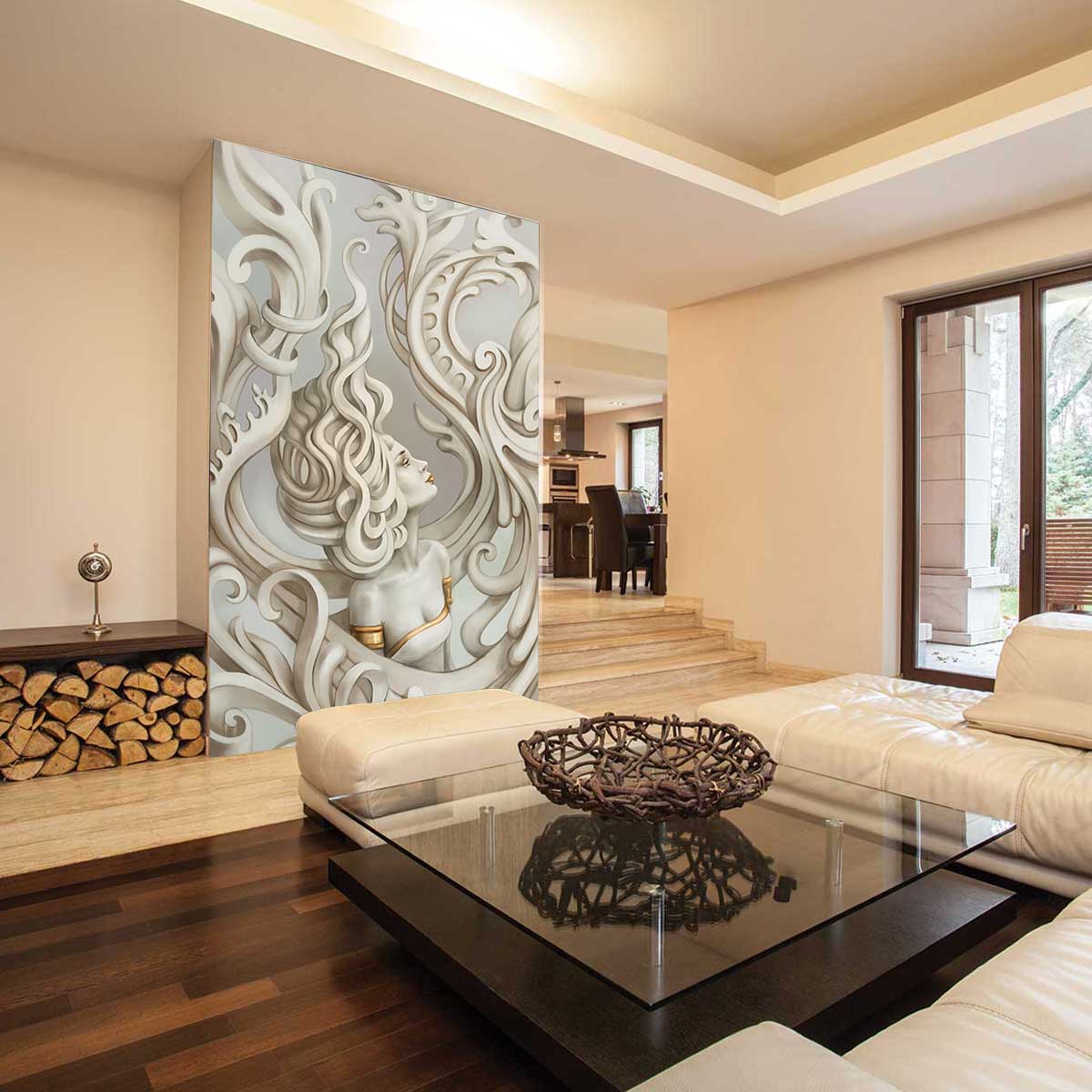 پوستر دیواری سه بعدی زن t4986