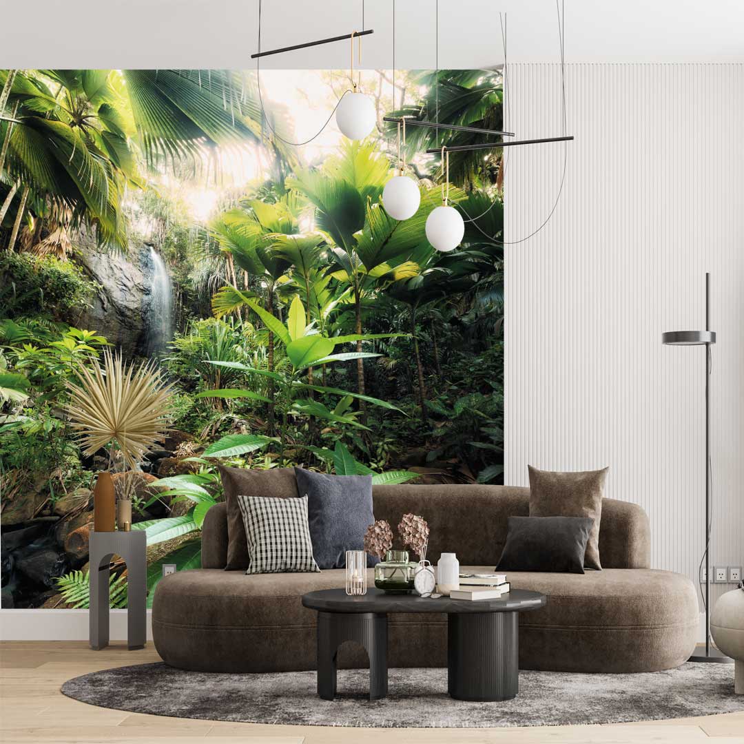 پوستر دیواری طبیعت منظره سرسبز t3664