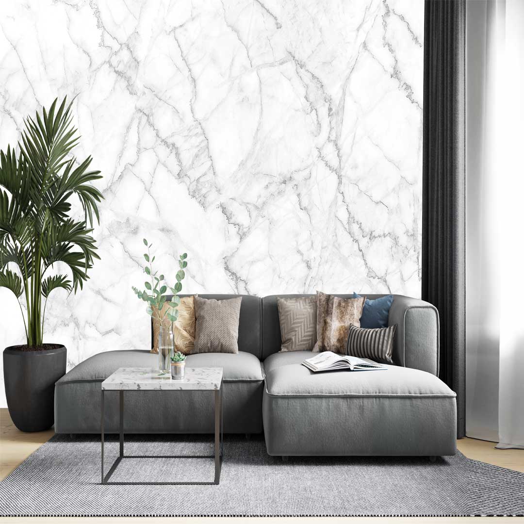 پوستر دیواری ماربل  سنگ مرمر سفید t5162