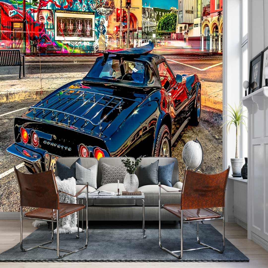 پوستر دیواری  ماشین کلاسیک t4043
