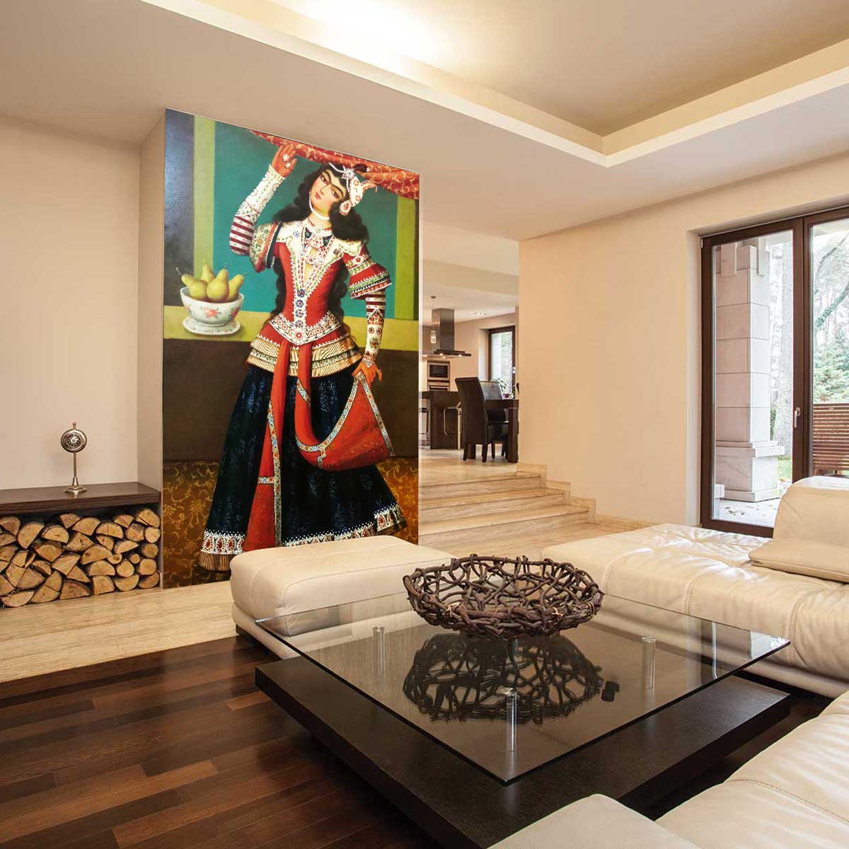 پوستر دیواری نقاشی لباس سنتی t5089