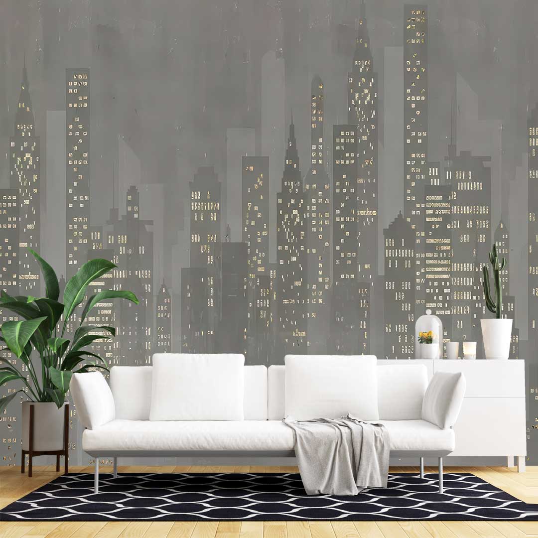 پوستر دیواری تاپیکال  ساختمان ها t5087
