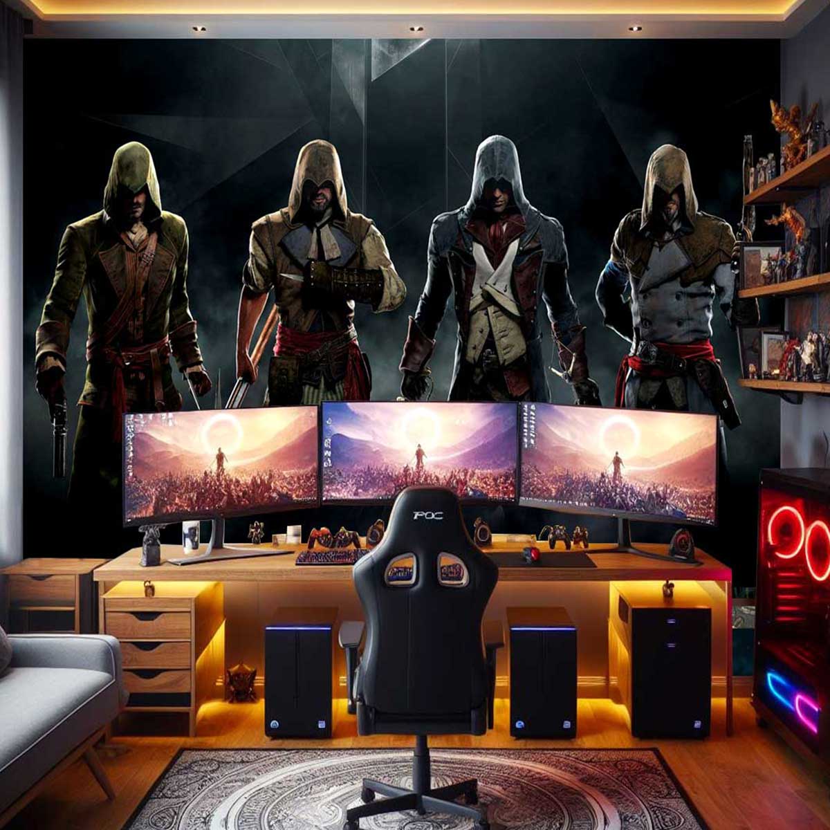 پوستر دیواری گیمینگ بازیAssassin’s-Creed-Unityکد1481