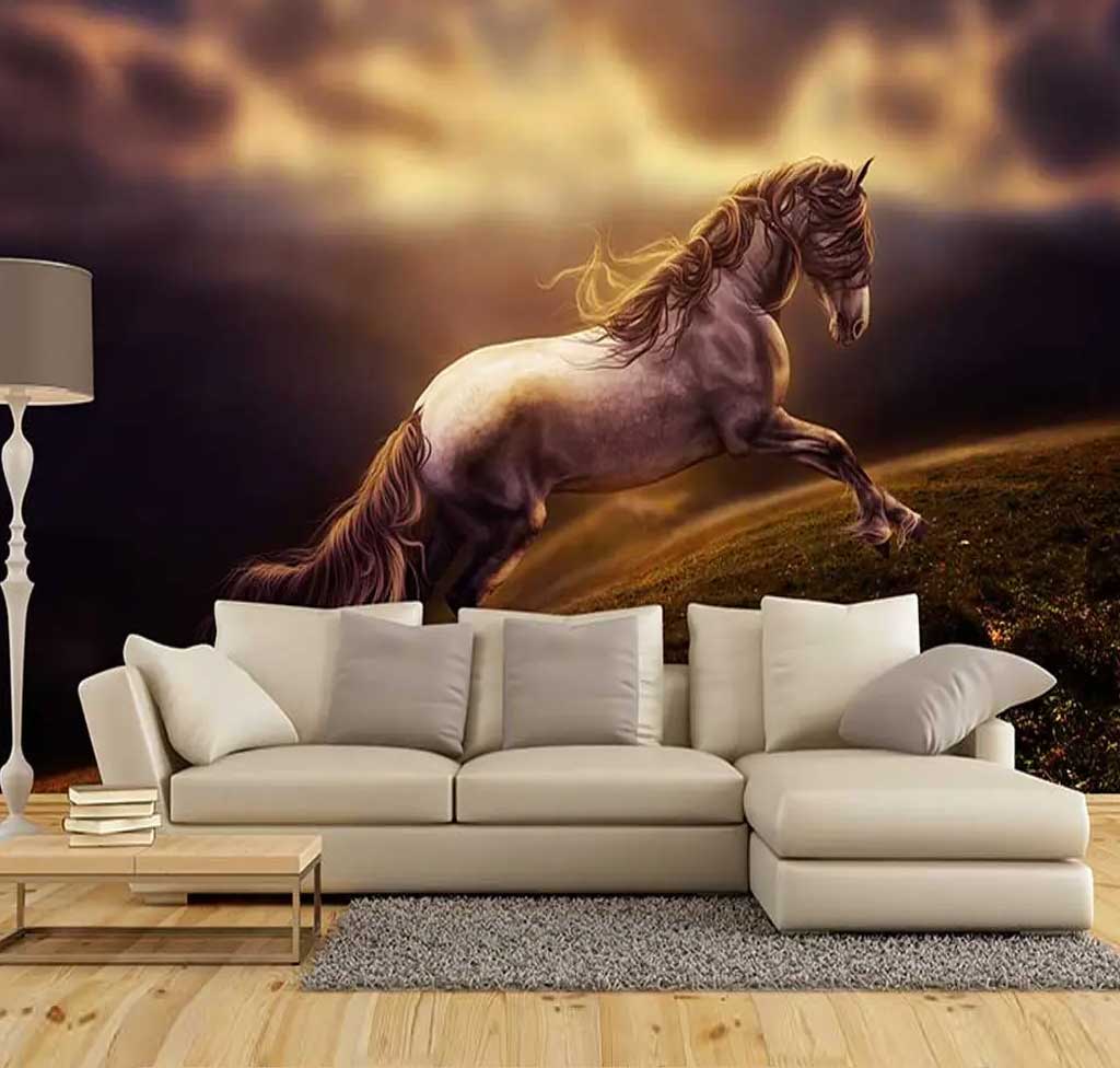 پوستر-دیواری-اسب-دونده-کد-h-11221