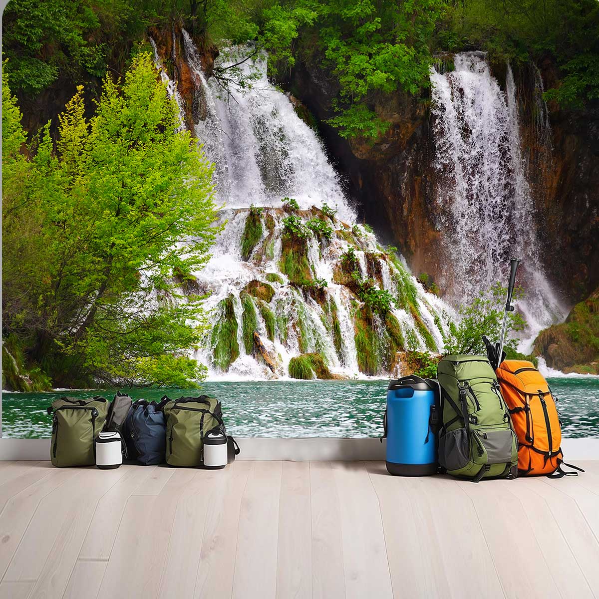 پوستر دیواری طبیعت ابشار t3373