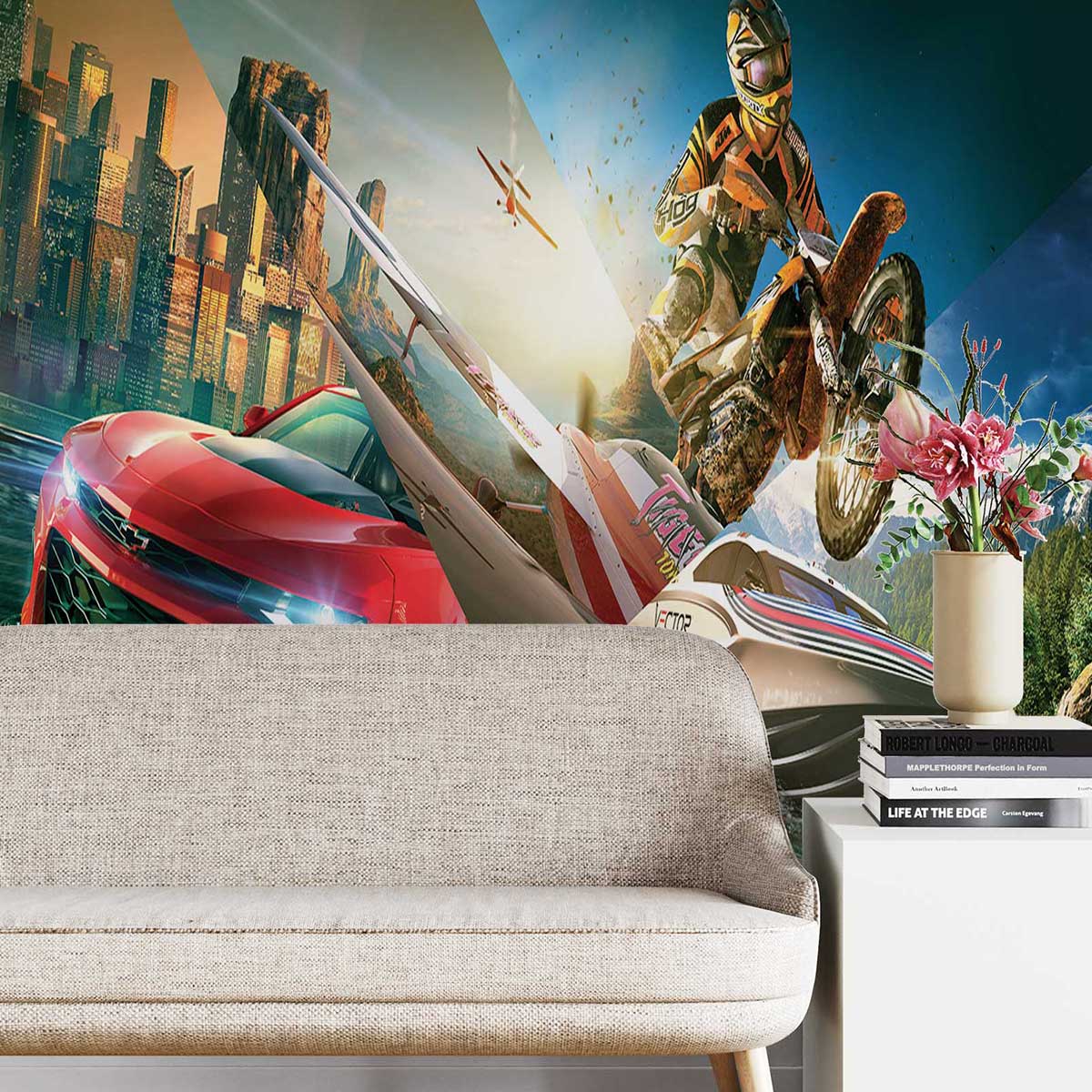 پوستر دیواری کودک موتور ماشین s11410
