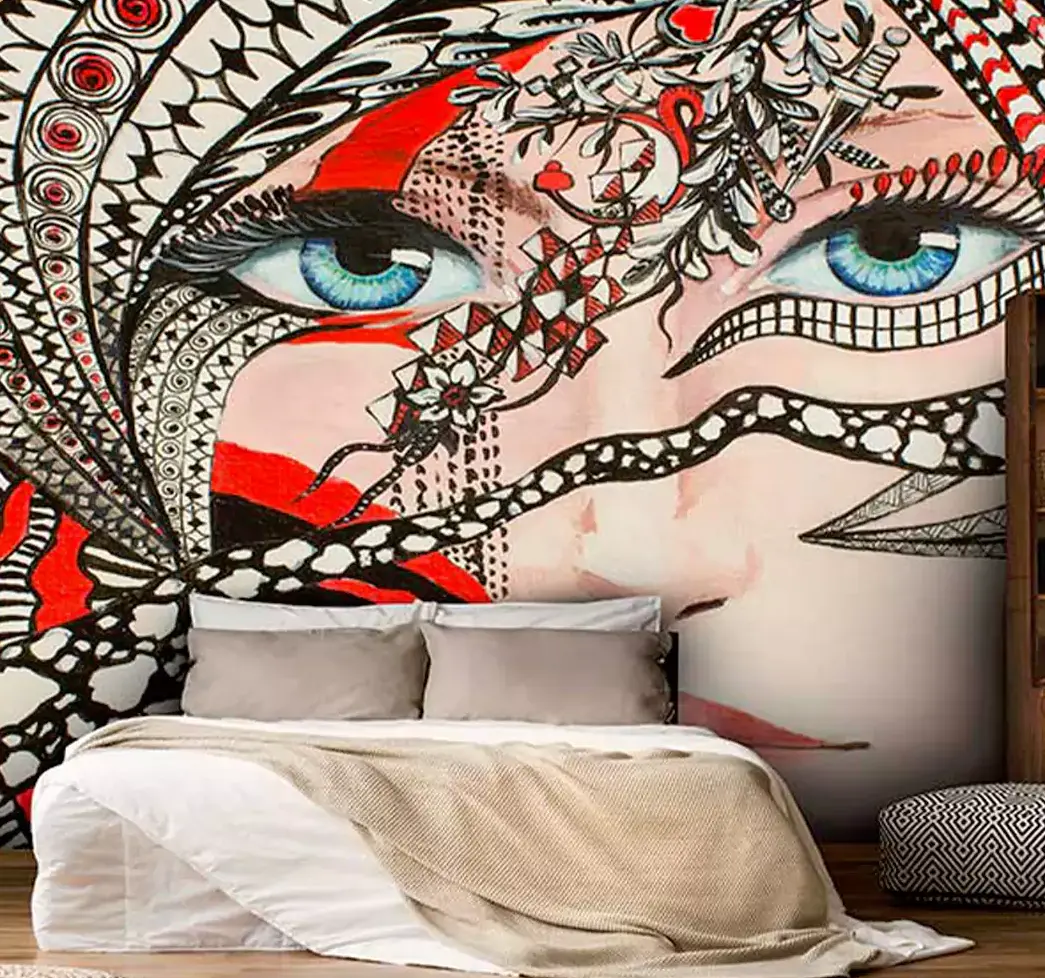 پوستر دیواری تصویر چهره زن کد z-10539