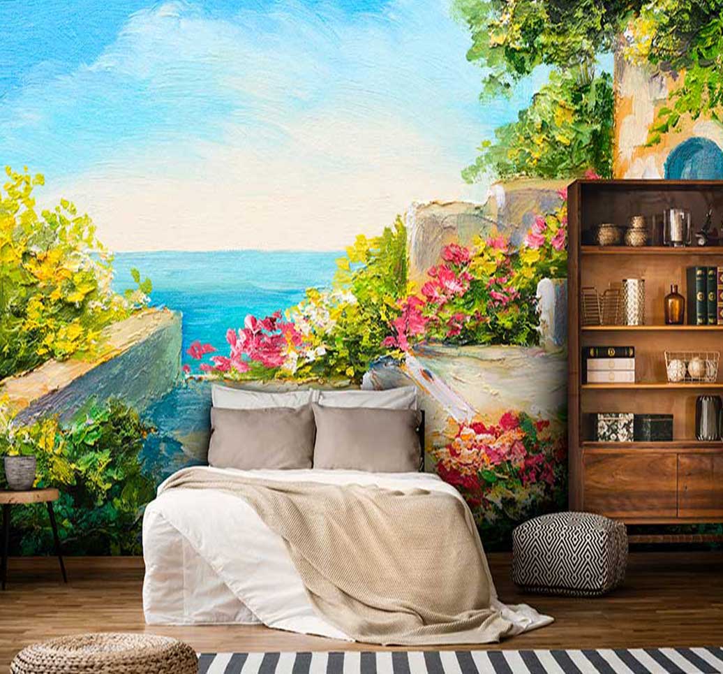 پوستردیواری منظره رنگانگ کد n-7273