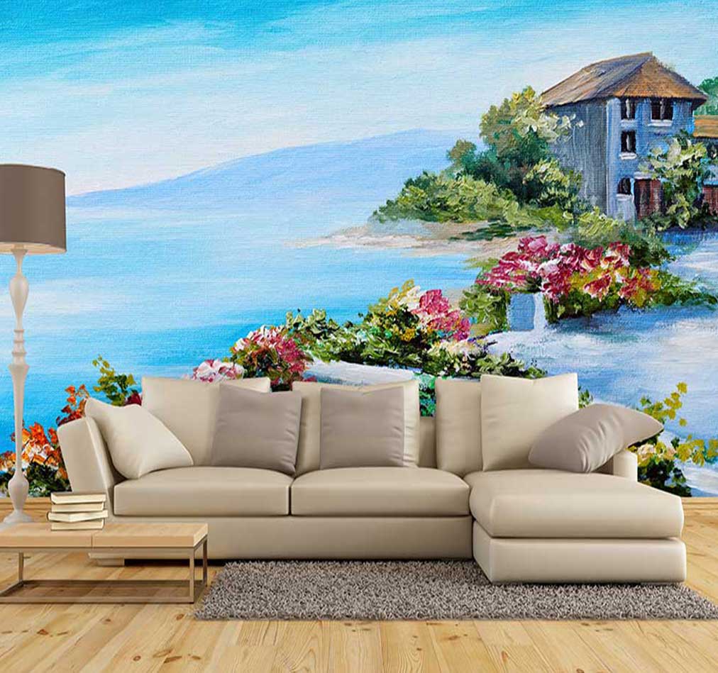 پوستر دیواری نقاشی گل ها کد n-7346