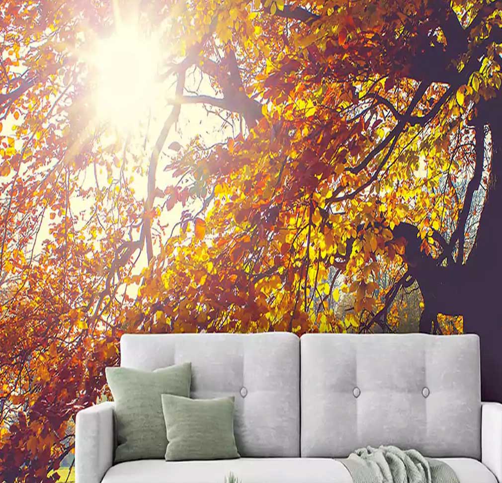 پوستر دیواری درخت پاییزی کد n-6447