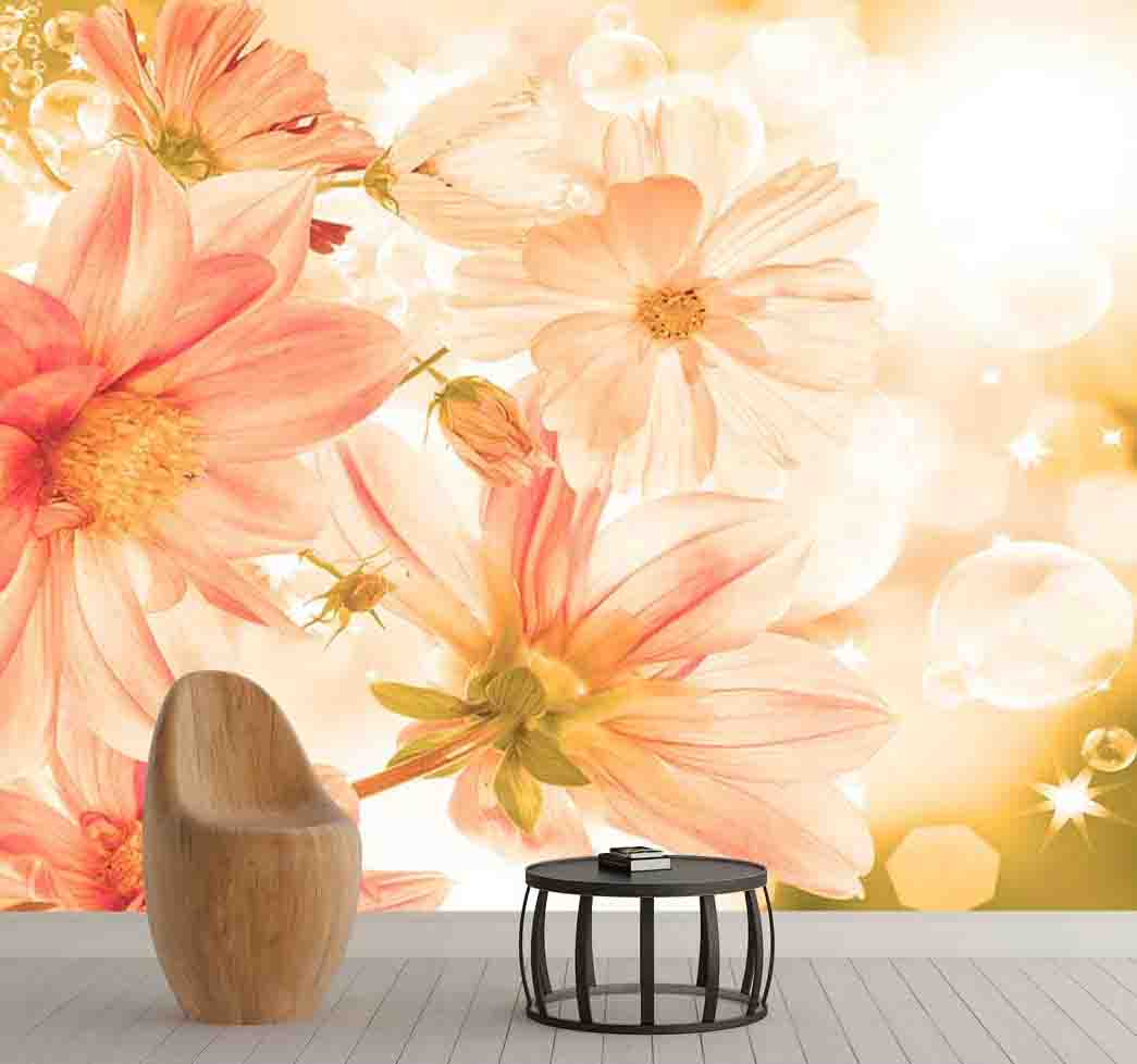پوستر دیواری گل بهاری یاسی کد F-8295