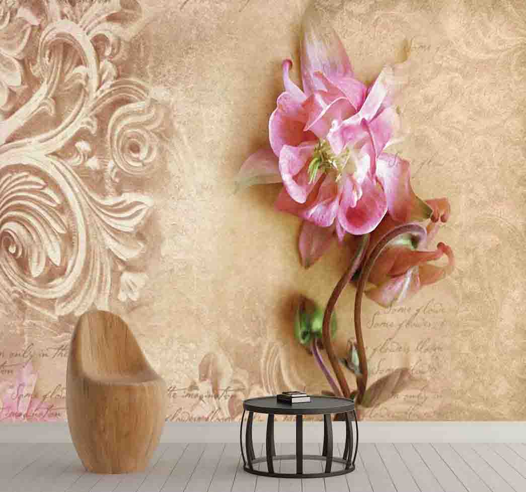 پوستر دیواری گل رز برجسته کد F-83406