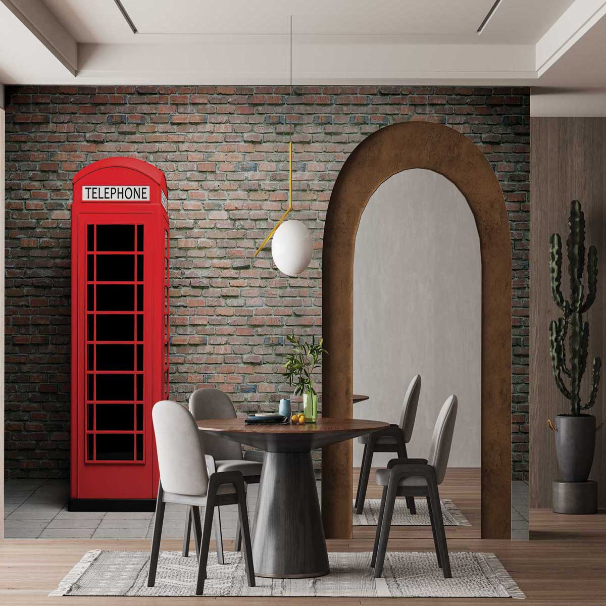 پوستر دیواری سه بعدی  طرح ساده اینه mt83736