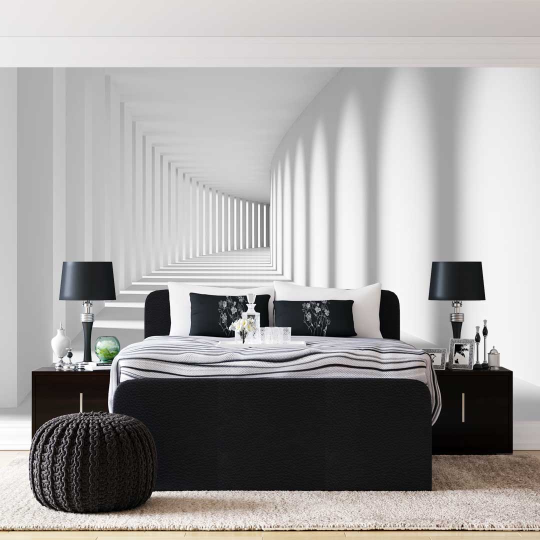 پوستر دیواری سه بعدی  راهرو عمق دار t3330